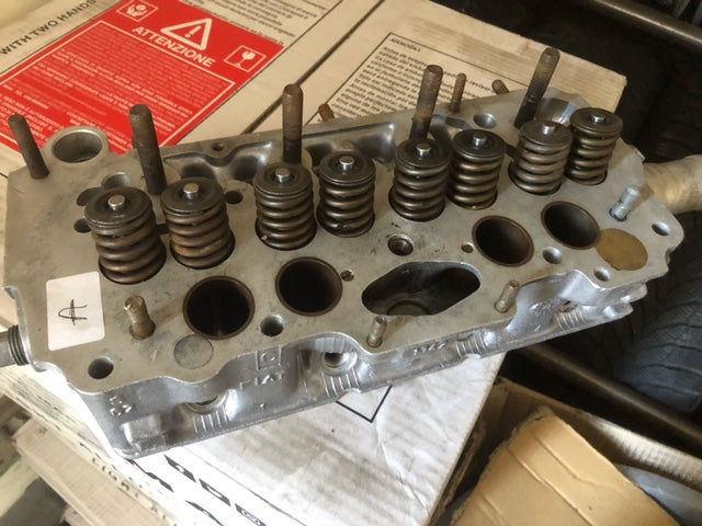 Testa motore uso competizione tipo quattro condotti adattabile a motori A112 Abarth sia 58 che 70 hp