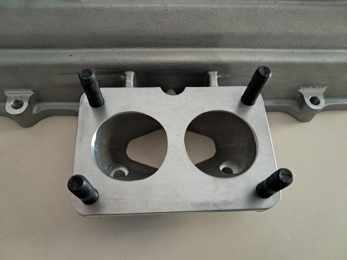 Collettore di aspirazione per carburatore DCNF, integrato al coperchio valvole -  testa standard, comando cavo