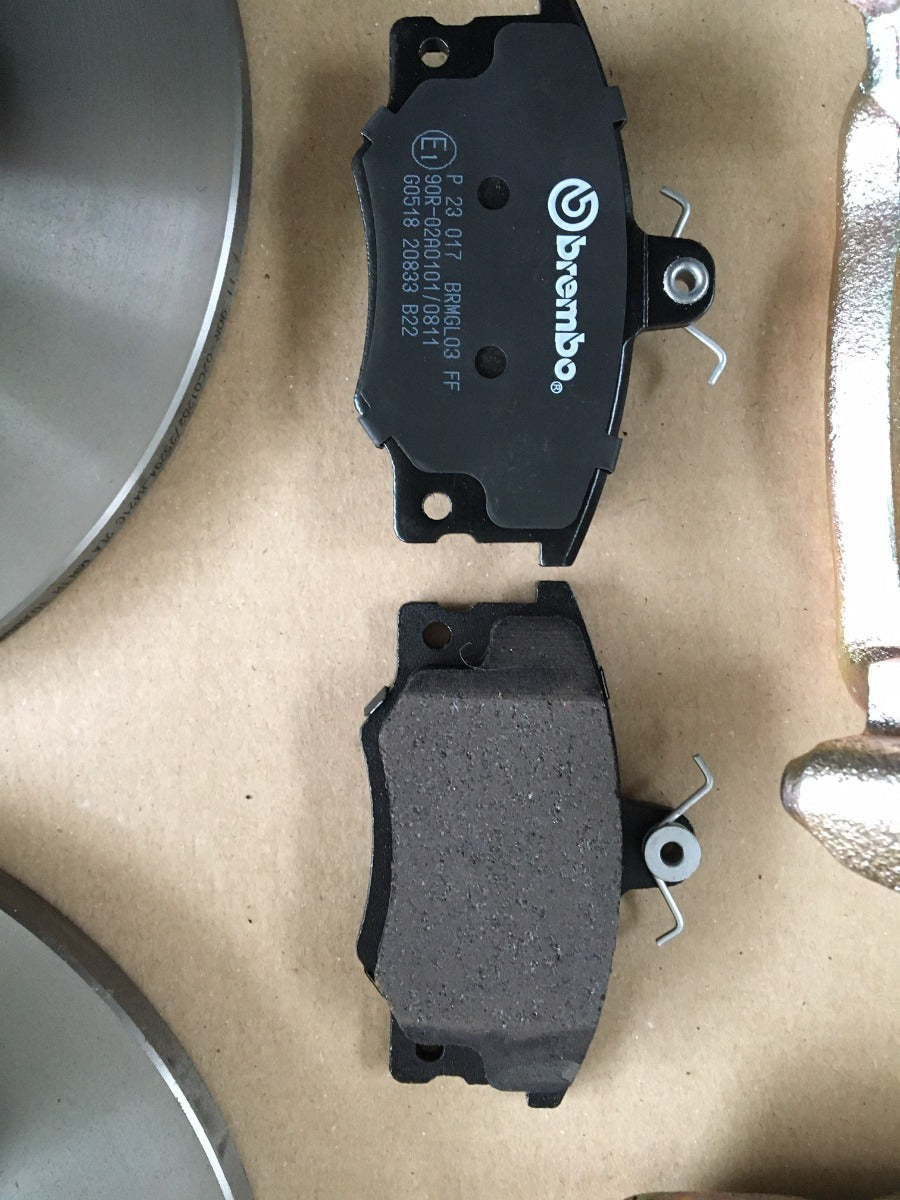 Kit freni anteriori maggiorati diametro 240 mm