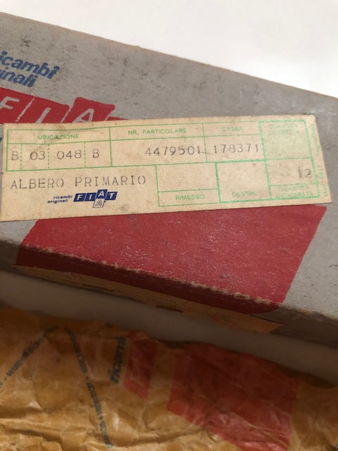 Albero primario cambio Fiat Ritmo 60