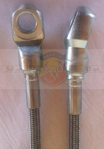 Tubi freni posteriori treccia (coppia)